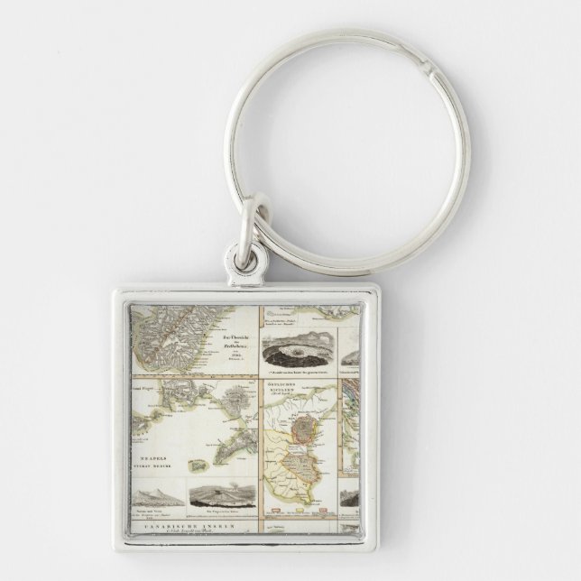 Atlantic Volcanic Activity Key Ring (Front)