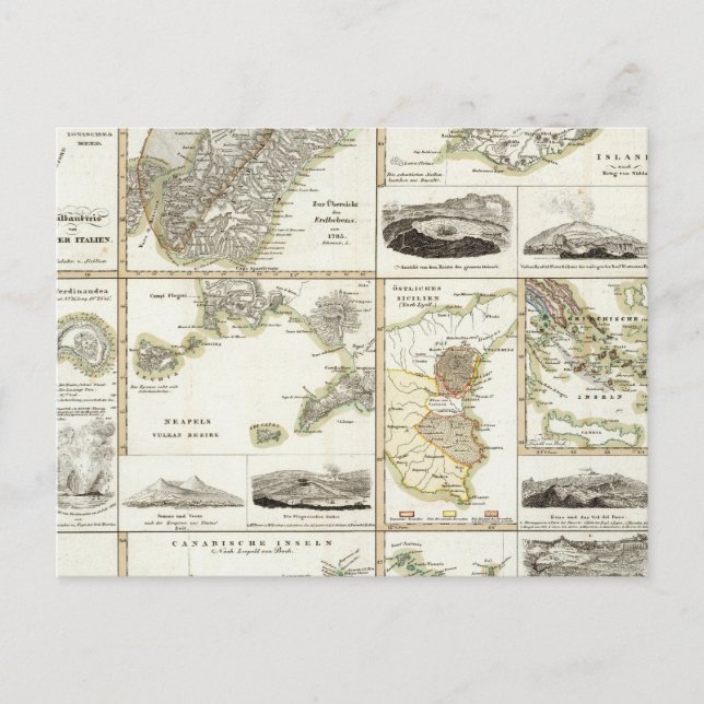 Atlantic Volcanic Activity Postcard (Front)