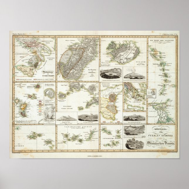 Atlantic Volcanic Activity Poster (Front)