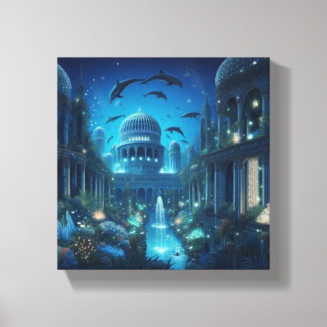 Atlantis Box Canvas Print (Front)