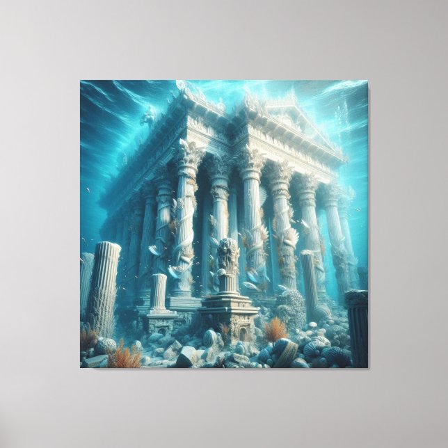  Atlantis Inspired Art  Canvas Print (Front)