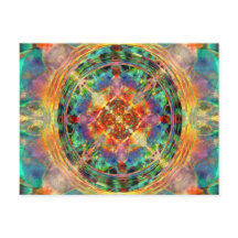 Atlantis inspired Rainbow Mandala