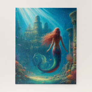 Atlantis & Mermaid  Jigsaw Puzzle