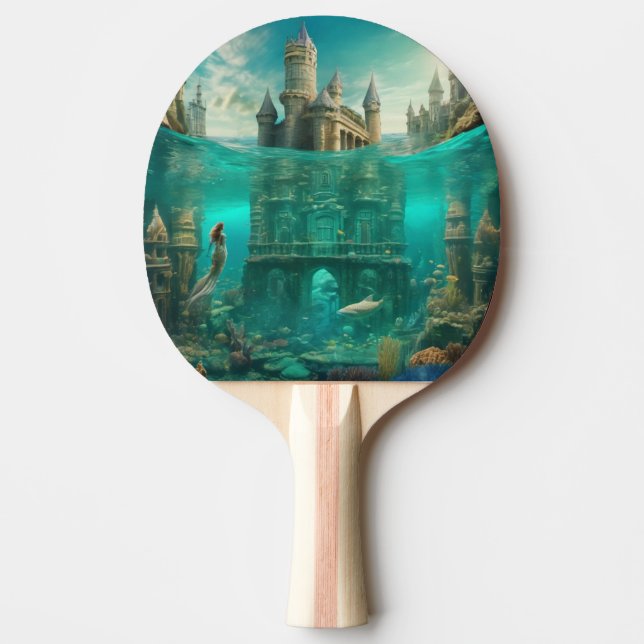 Atlantis Ping Pong Paddle (Front)