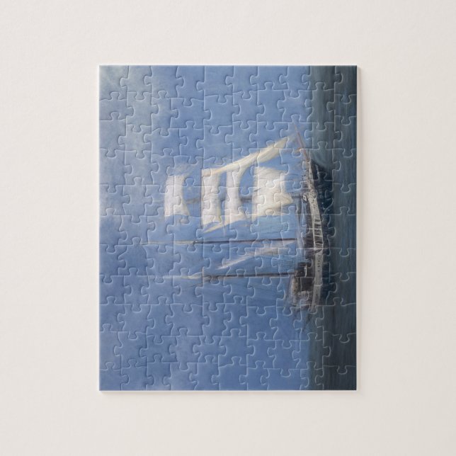 Atlantis Sailing Ship Turner Storms Jigsaw Puzzle (Vertical)