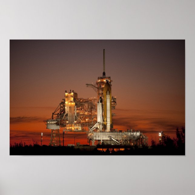 Atlantis Space Shuttle launch NASA Poster (Front)