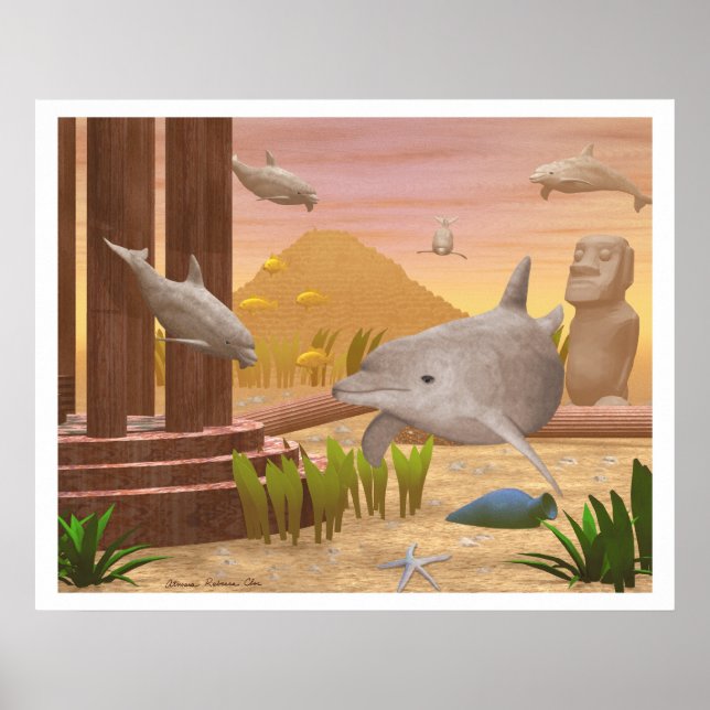 Atlantis Sunset Poster (Front)