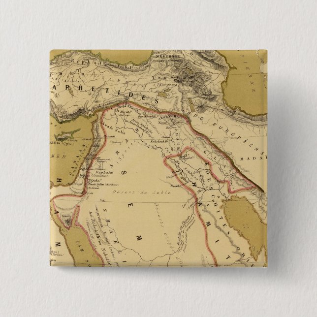 Atlas 15 Cm Square Badge (Front)