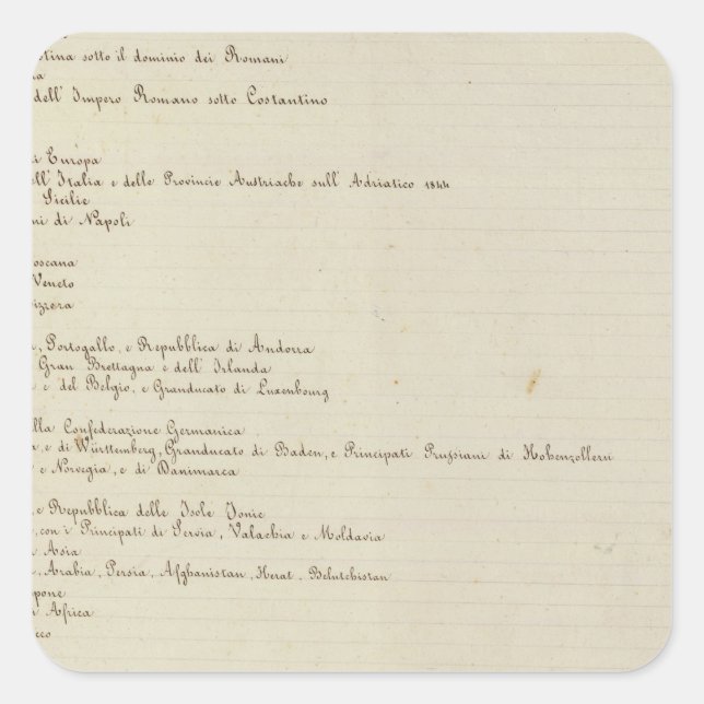 Atlas 2 square sticker (Front)