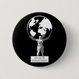 Atlas 6 Cm Round Badge