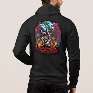 Atlas Astronaut Holding Earth Mars Galaxy Epic Hoodie