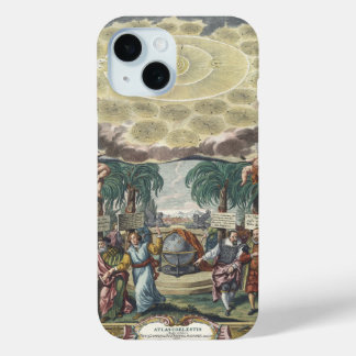 Atlas Coelestis by Doppelmaier, Vintage Astronomy iPhone 15 Case