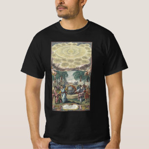 Atlas Coelestis by Doppelmaier, Vintage Astronomy T-Shirt