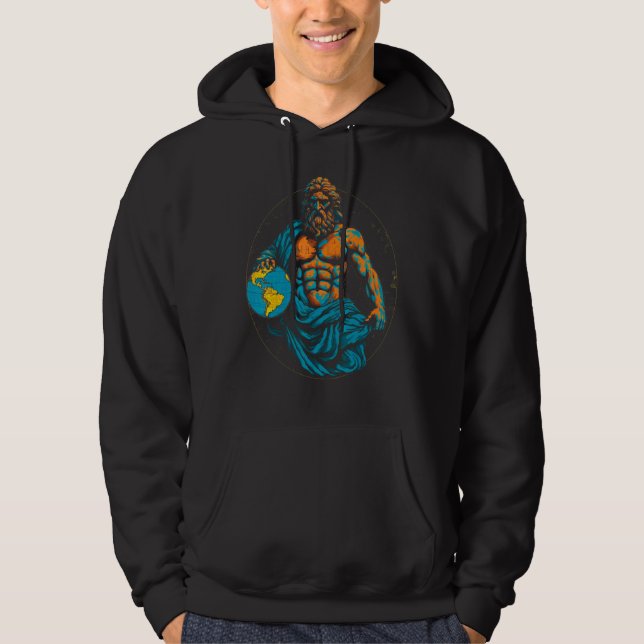 Atlas Greek Mythology Hoodie (Front)