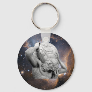 Atlas Holding Up the Heavens Key Ring
