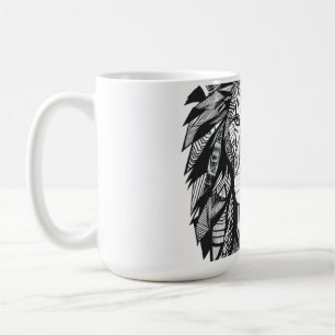 Atlas Lion Morocco Tribal Geometric Minimalist T-S Coffee Mug