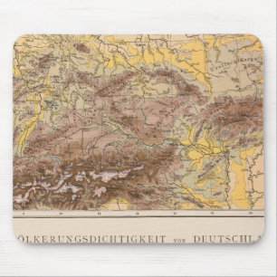 Atlas map of Central Europe Mouse Mat