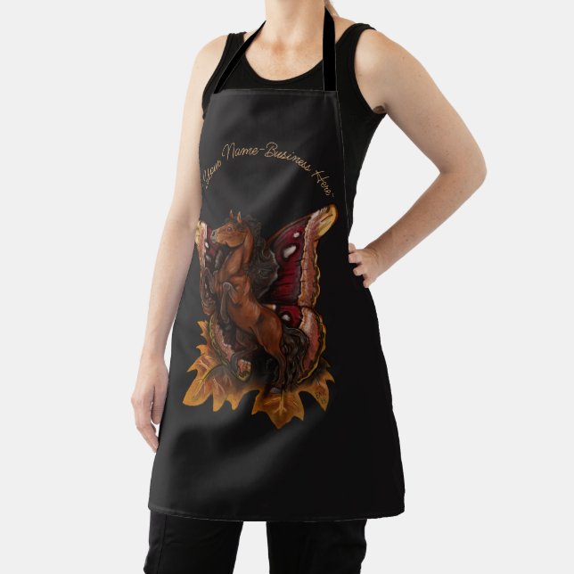 Atlas Moth Fairy Horse  Apron (Insitu)