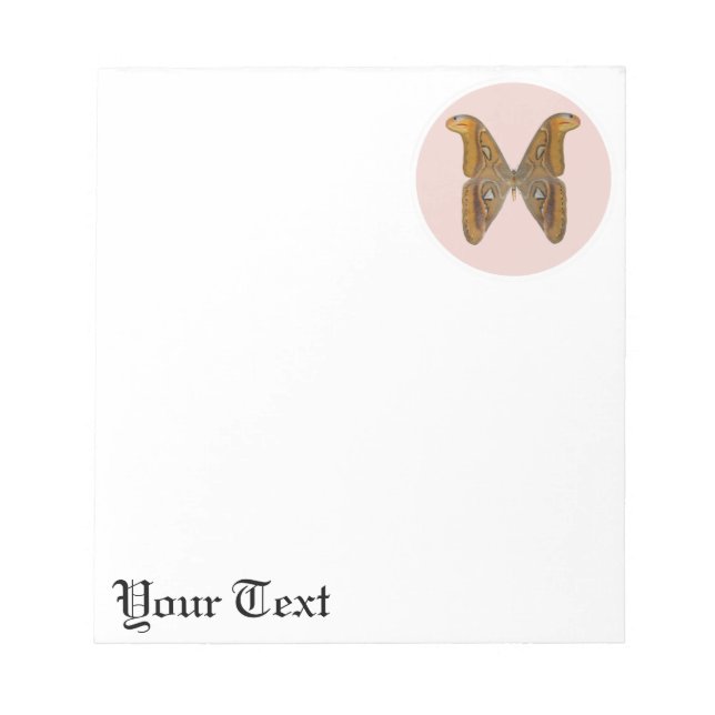 Atlas Moth Notepad (Front)
