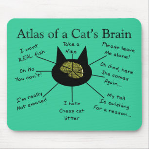 Atlas Of a Cat's Brain Mouse Mat