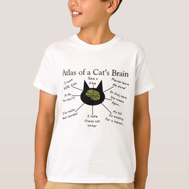 Atlas Of a Cat's Brain T-Shirt (Front)
