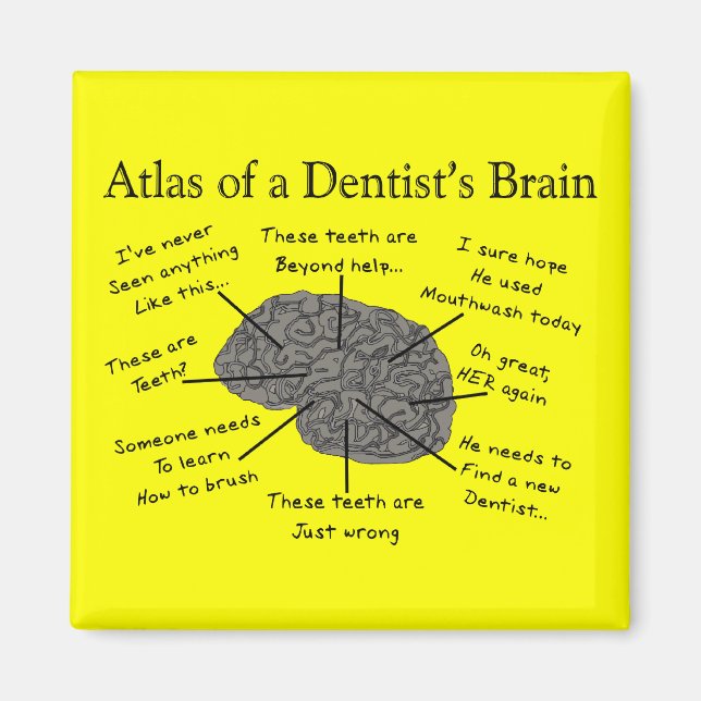 Atlas of a Dentist's Brain Magnet (Front)