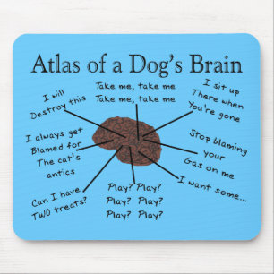 Atlas of a Dog's Brain Mouse Mat