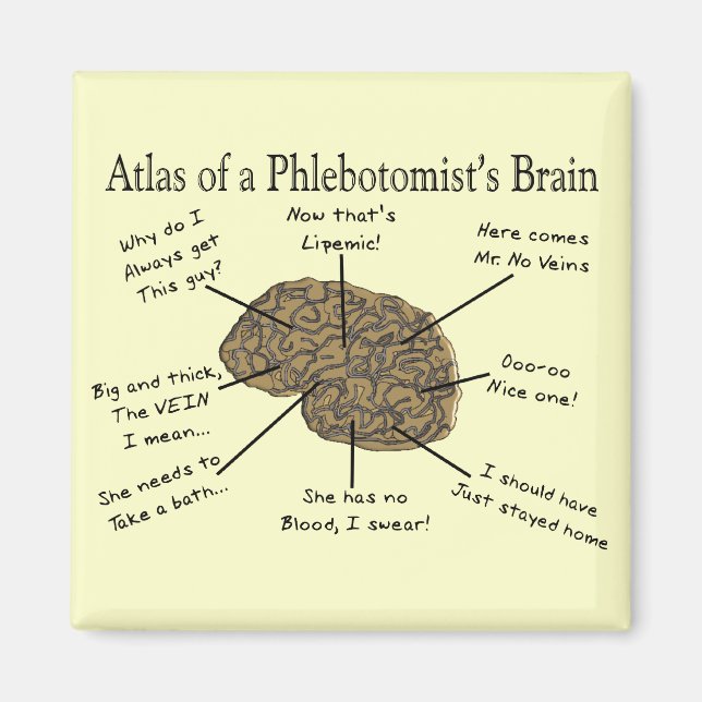 Atlas of a Phlebotomist's Brain Magnet (Front)
