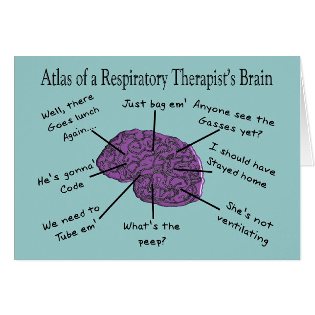 Atlas of a Respiratory Therapist's Brain (Front Horizontal)