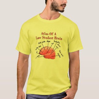 Atlas of Law Student Brain T-Shirt