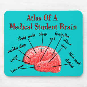 Atlas of Medical Student Brain Mouse Mat