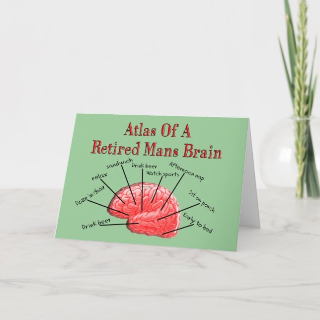 Atlas of Retired Mans Brain Card (Front)