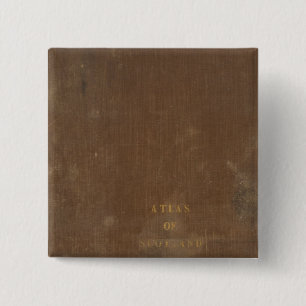 Atlas of Scotland 15 Cm Square Badge
