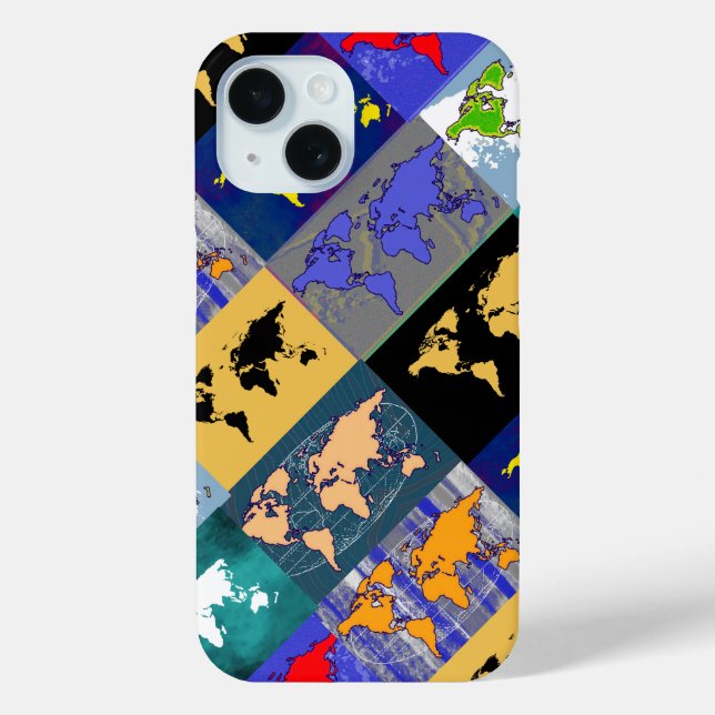 atlas of the World Case-Mate iPhone Case (Back)