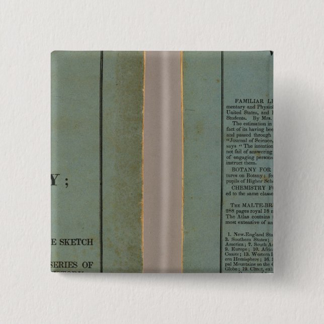 Atlas of universal history 15 cm square badge (Front)