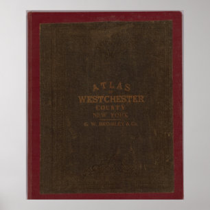 Atlas of Westchester County, NY Poster