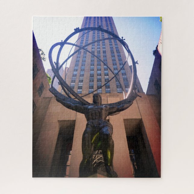 atlas rockefeller jigsaw puzzle (Vertical)