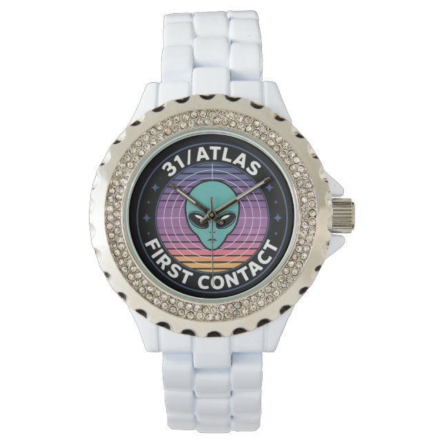 Atlas Space Christmas Retro Humor 2025  Watch (Front)