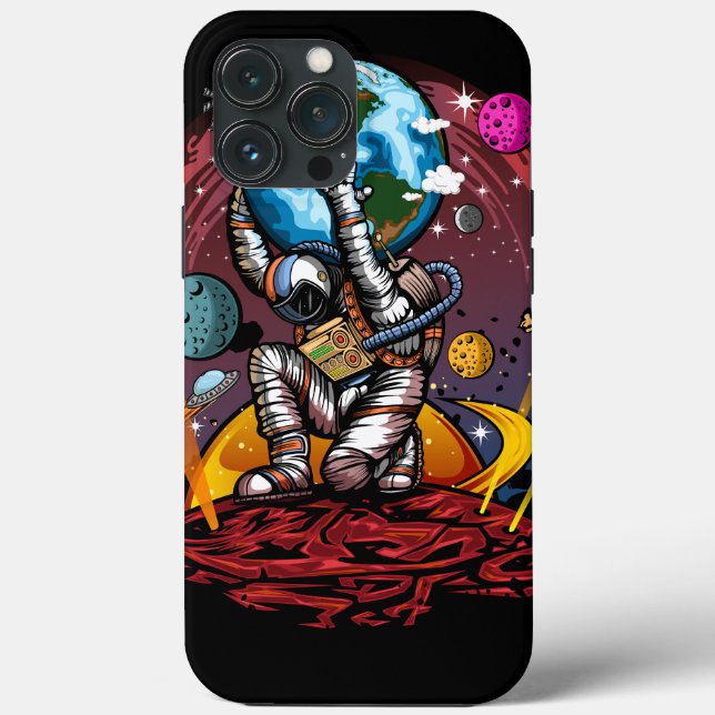 Atlas Space Man Case-Mate iPhone Case (Back)