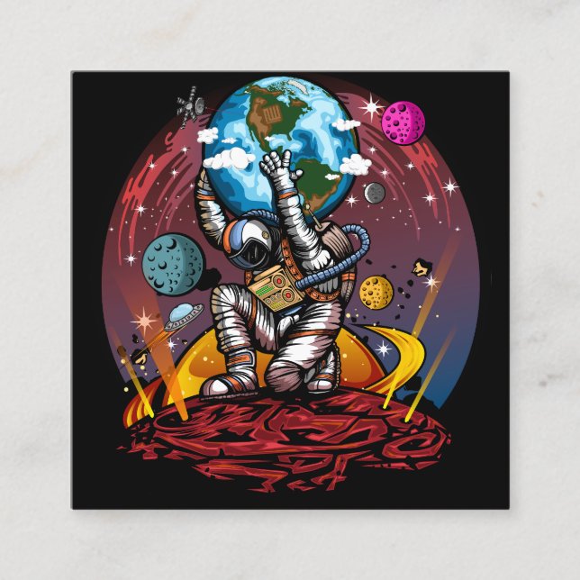 Atlas Space Man Discount Card (Front)