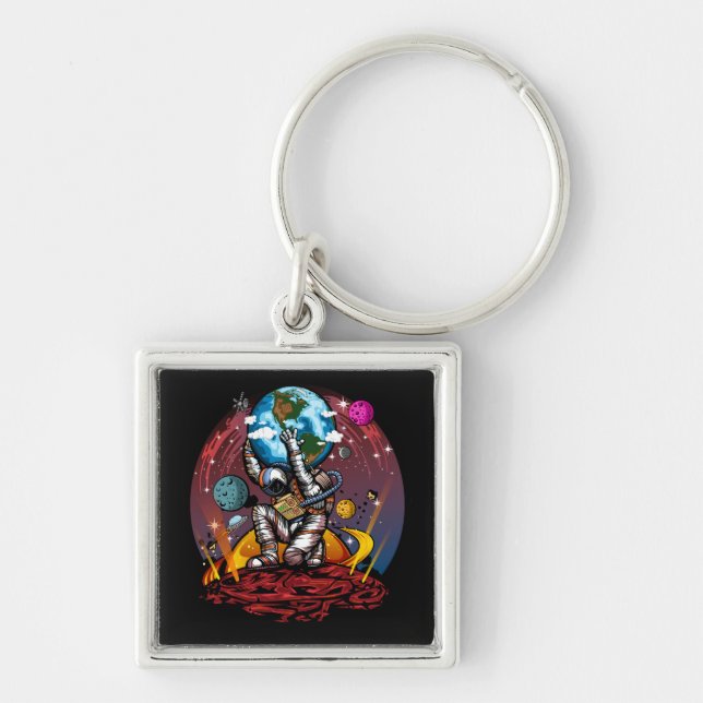 Atlas Space Man Key Ring (Front)