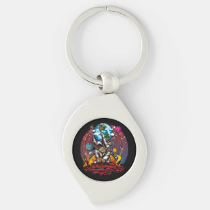 Atlas Space Man Key Ring