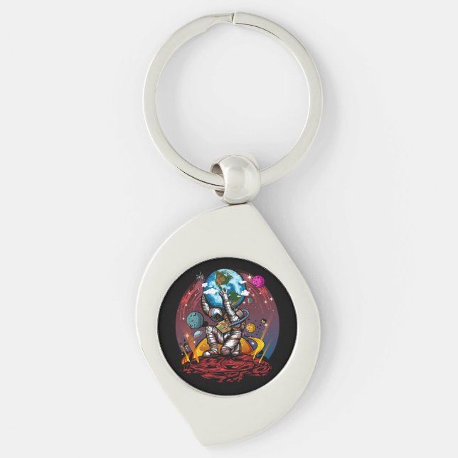 Atlas Space Man Key Ring (Front)