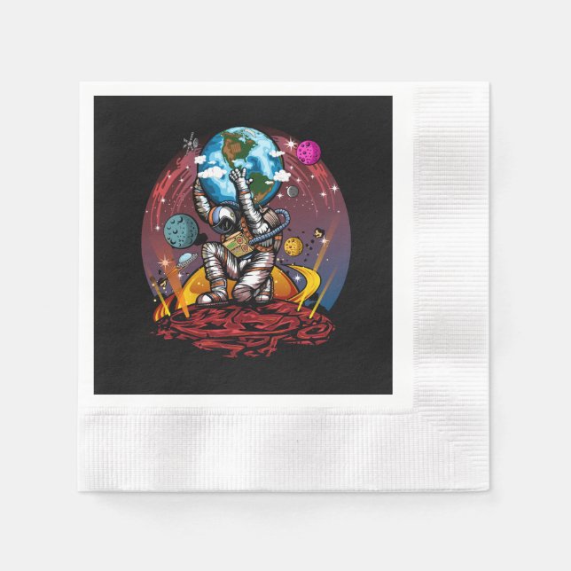 Atlas Space Man Napkin (Front)