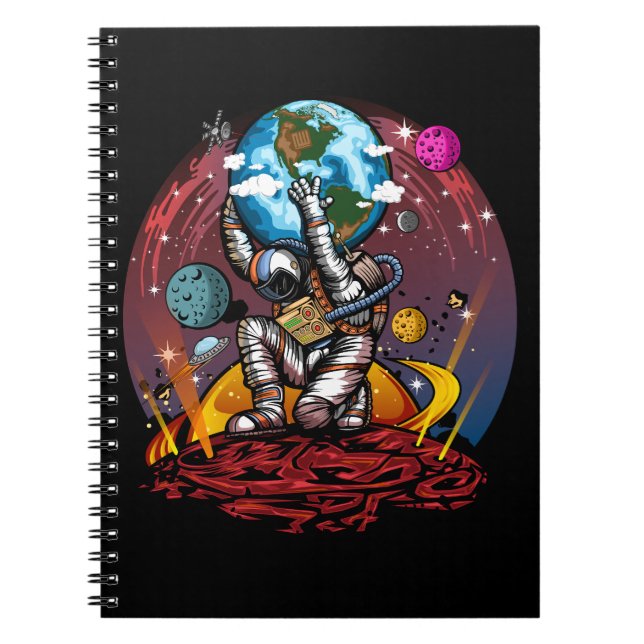 Atlas Space Man Notebook (Front)