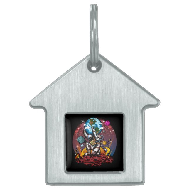 Atlas Space Man Pet ID Tag (Front)