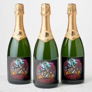 Atlas Space Man Sparkling Wine Label