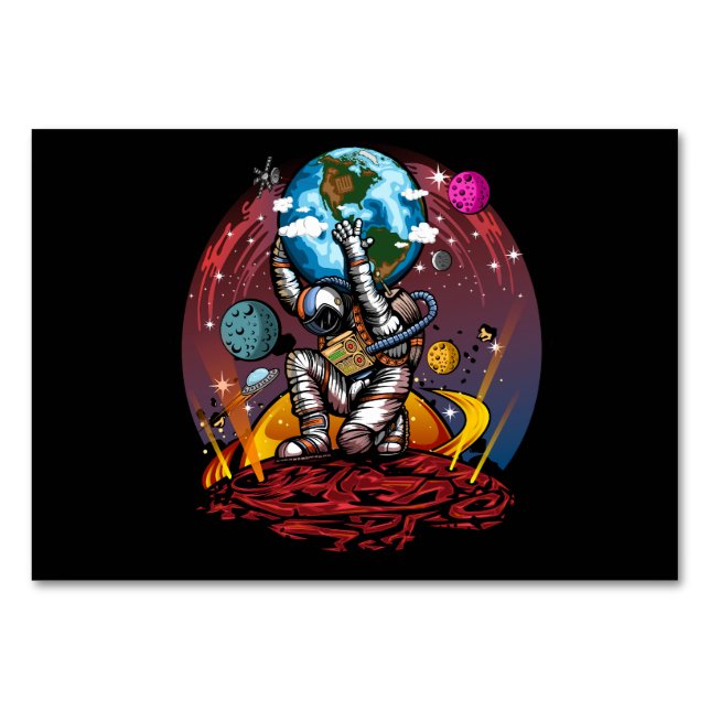 Atlas Space Man Table Number (Front)