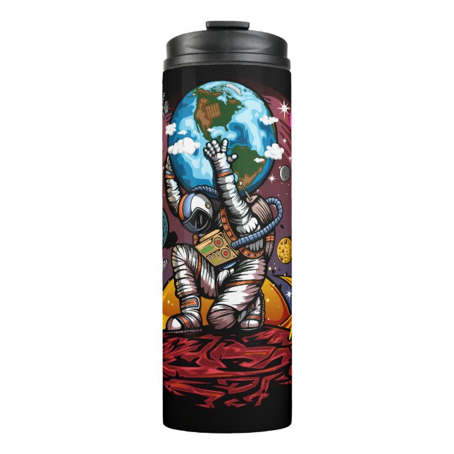 Atlas Space Man Thermal Tumbler (Front)
