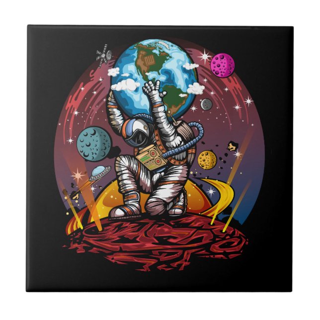 Atlas Space Man Tile (Front)